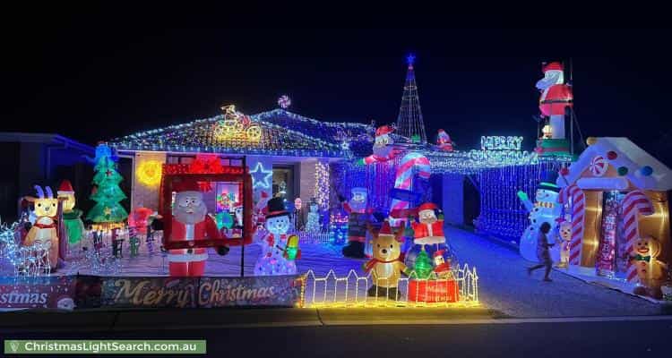 Christmas Light display at 33 Songbird Circuit, Jimboomba