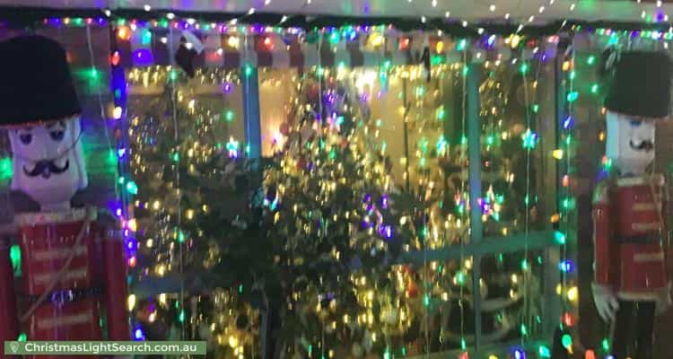 Christmas Light display at 1 Partalunga Circuit, Woodcroft