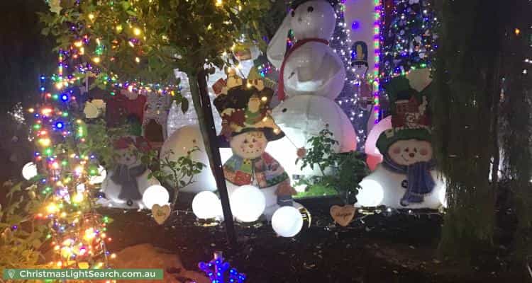 Christmas Light display at 1 Partalunga Circuit, Woodcroft