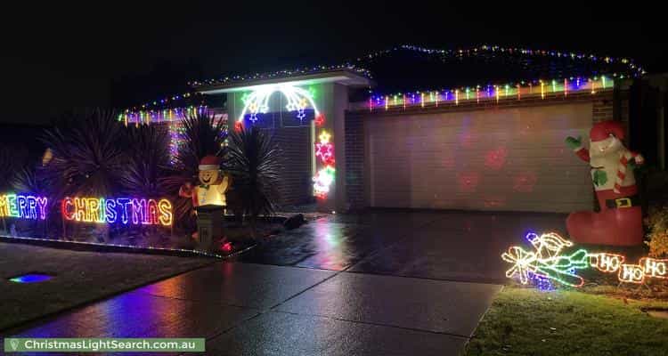 Christmas Light display at  Willowtree Drive, Pakenham