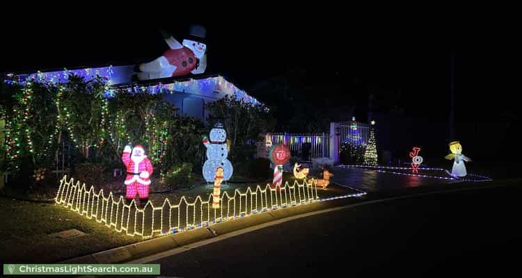 Christmas Light display at 27 Speculation Street, Smithfield