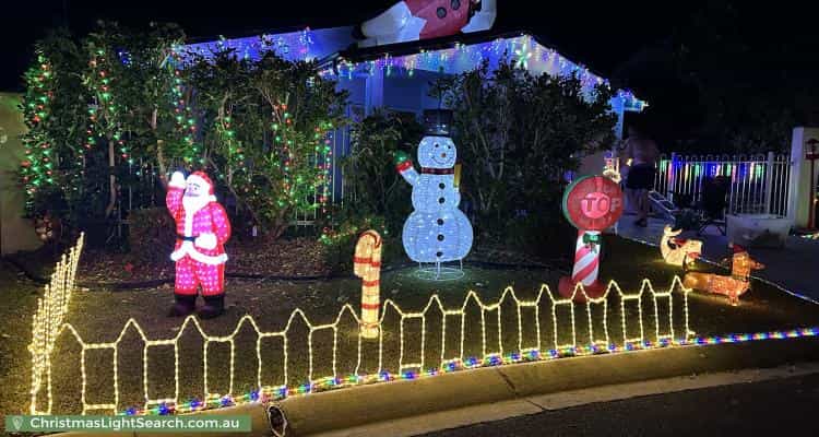 Christmas Light display at 27 Speculation Street, Smithfield