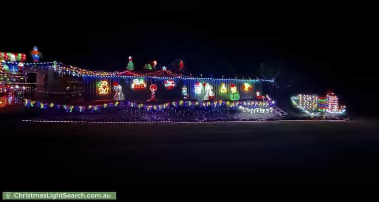 Christmas Light display at 20-22 Rennel Close, Mount Sheridan