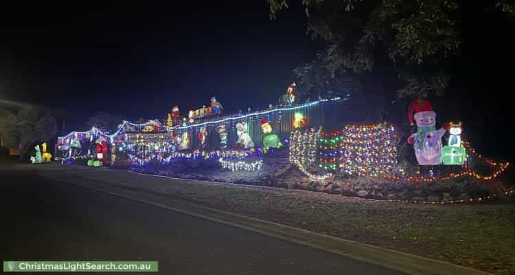 Christmas Light display at 20-22 Rennel Close, Mount Sheridan