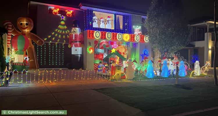 Christmas Light display at 11 Batten Way, Williams Landing