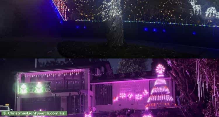 Christmas Light display at 6 Heysen Court, Mooroolbark