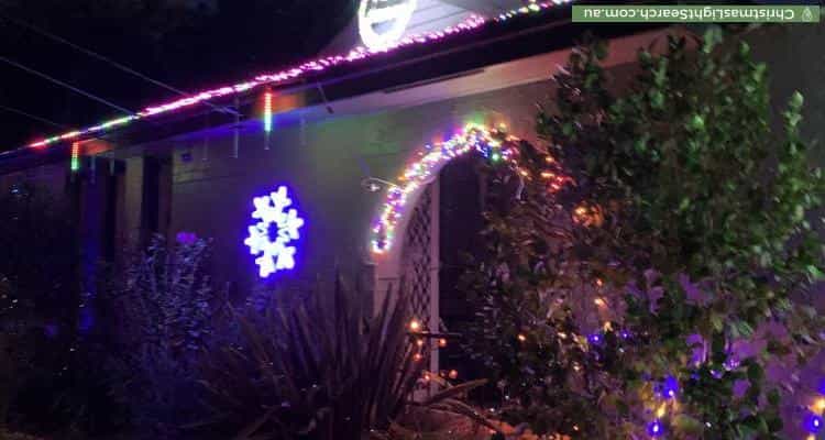 Christmas Light display at 3 Shetland Drive, Wantirna