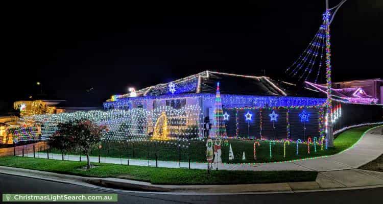 Christmas Light display at 5 Maize Avenue, Spring Farm