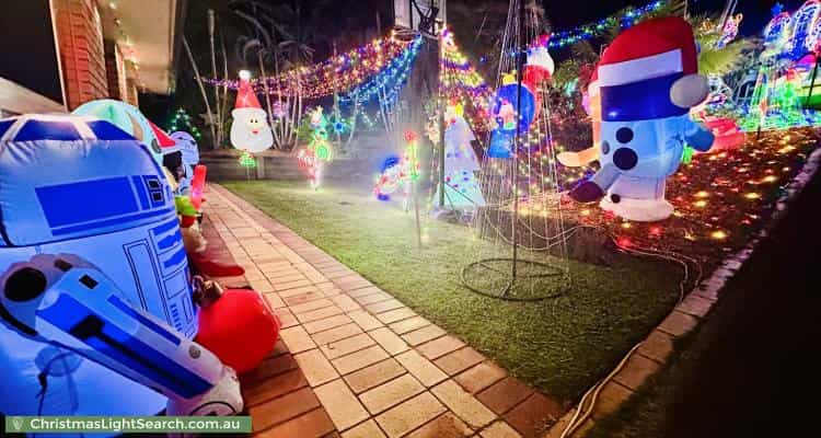 Christmas Light display at 30 Sambit Street, Tanah Merah