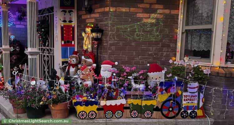 Christmas Light display at 52 Cappella Court, Glen Waverley