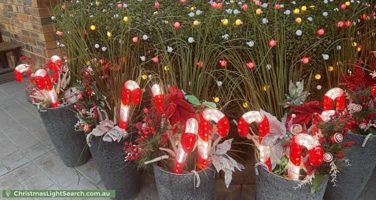Christmas Light display at 14 Hughes Avenue, Hobartville