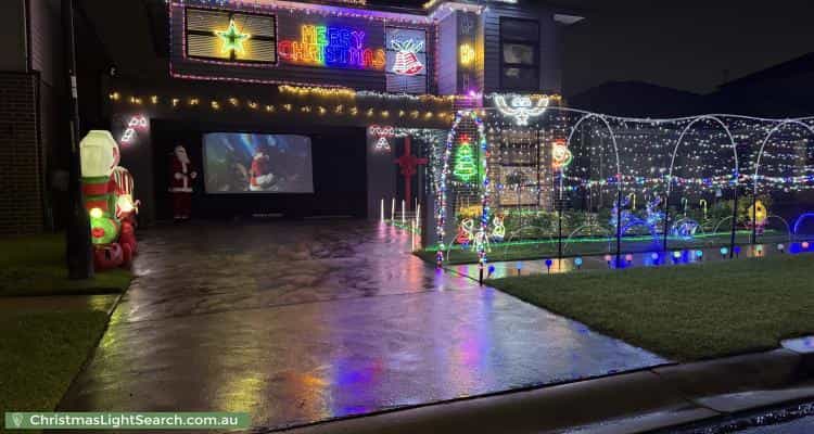 Christmas Light display at 41 William Street, Riverstone