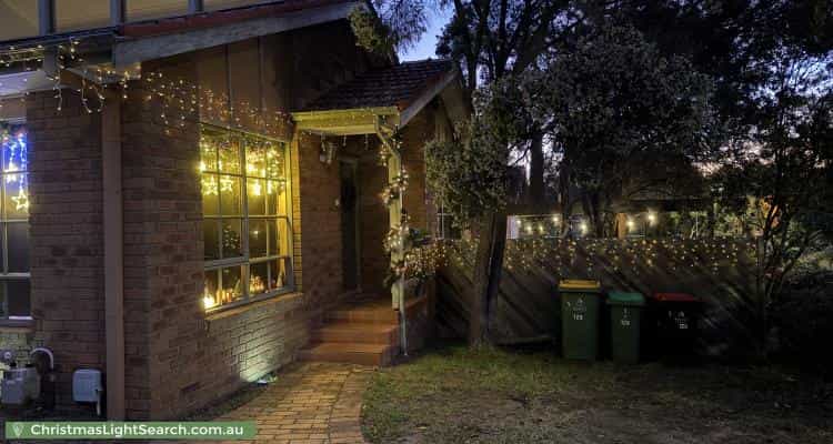 Christmas Light display at 129 Wungan Street, Macleod