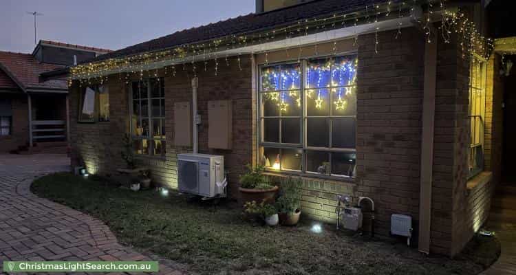 Christmas Light display at 129 Wungan Street, Macleod