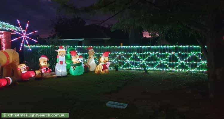 Christmas Light display at 90 Yorktown Road, Elizabeth Park