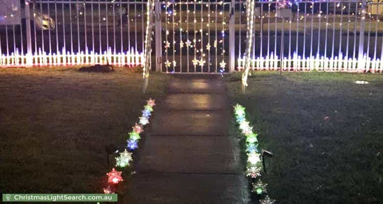 Christmas Light display at 99 Willan Drive, Cartwright
