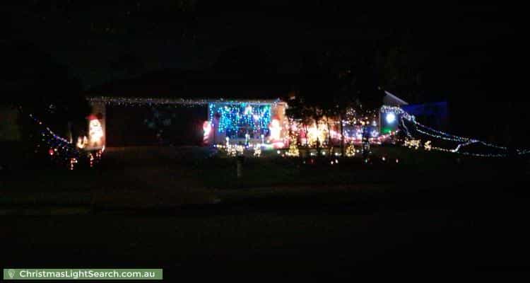 Christmas Light display at 4 May Close, Redbank