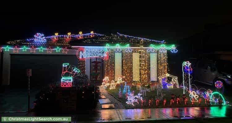 Christmas Light display at 2 Delta road, Beveridge