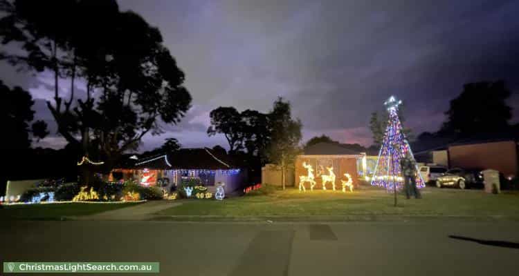 Christmas Light display at 6 Albion Street, Ridgehaven