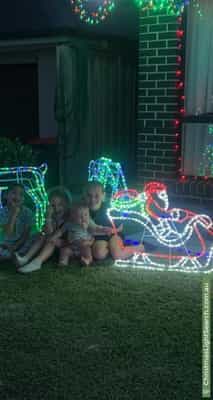 Christmas Light display at 8 Birkdale Street, Colebee