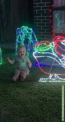 Christmas Light display at 8 Birkdale Street, Colebee
