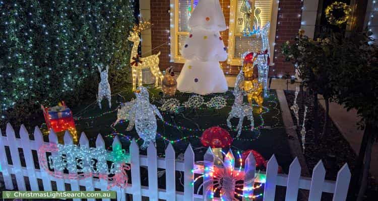Christmas Light display at 12A Karu Crescent, Mitchell Park