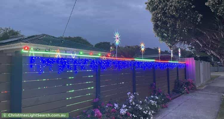 Christmas Light display at 1 Norman Avenue, Chelsea Heights