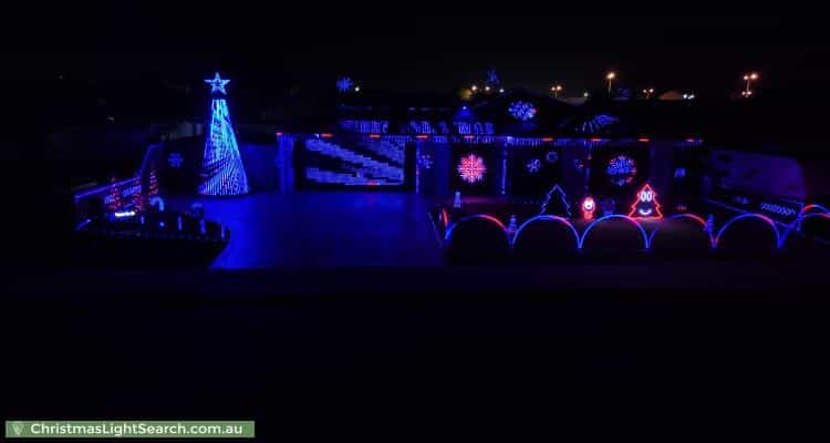 Christmas Light display at  Cormorant Entrance, Eaton