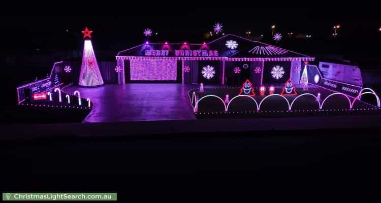 Christmas Light display at  Cormorant Entrance, Eaton