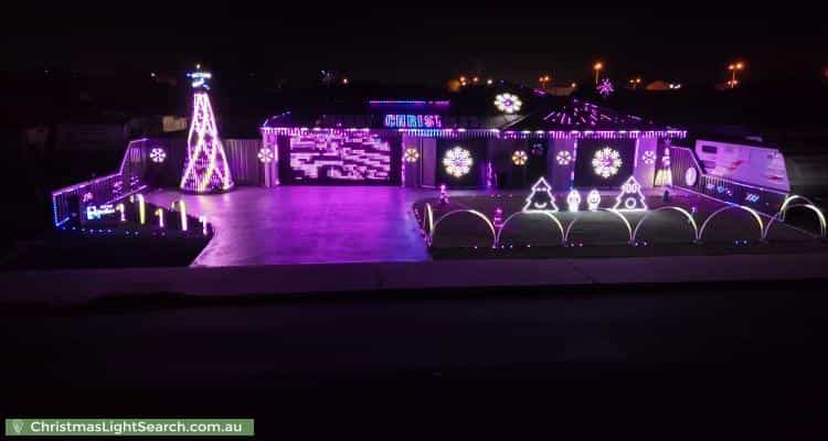 Christmas Light display at  Cormorant Entrance, Eaton
