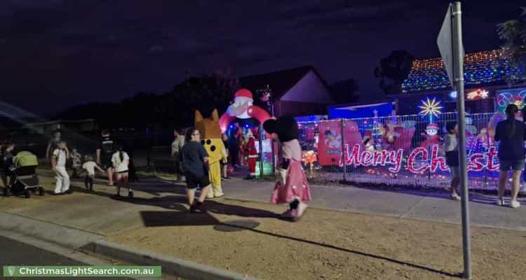 Christmas Light display at 158 Peachey Road, Davoren Park