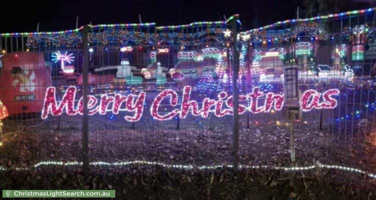Christmas Light display at 158 Peachey Road, Davoren Park