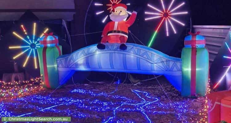 Christmas Light display at 158 Peachey Road, Davoren Park