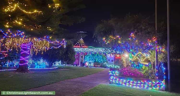 Christmas Light display at 49 Nanovich Avenue, Girrawheen