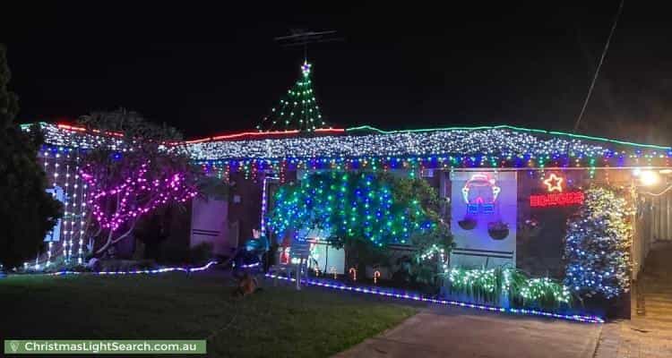 Christmas Light display at 49 Nanovich Avenue, Girrawheen