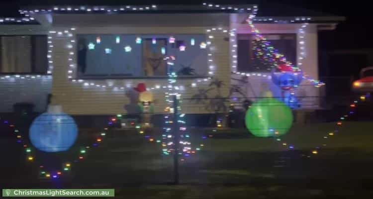 Christmas Light display at 50 Centre Street, Casino