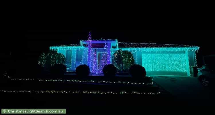 Christmas Light display at 5A Canberra Street, Mount Barker