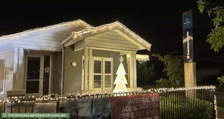 Christmas Light display at 13 Fresco Place, Clyde North