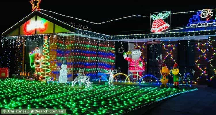 Christmas Light display at 23 Frances Drive, Mount Martha