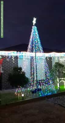 Christmas Light display at 13 Brookfield Street, Blakeview