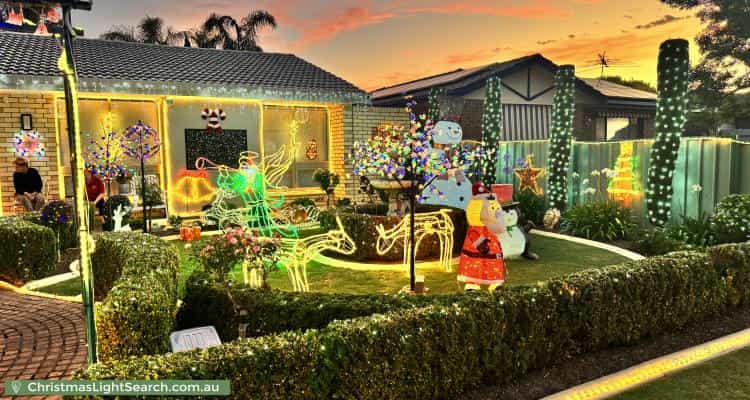Christmas Light display at 42 Harold Lea Way, Hackham