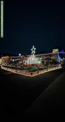 Christmas Light display at 8 McCullock Place, Kambah