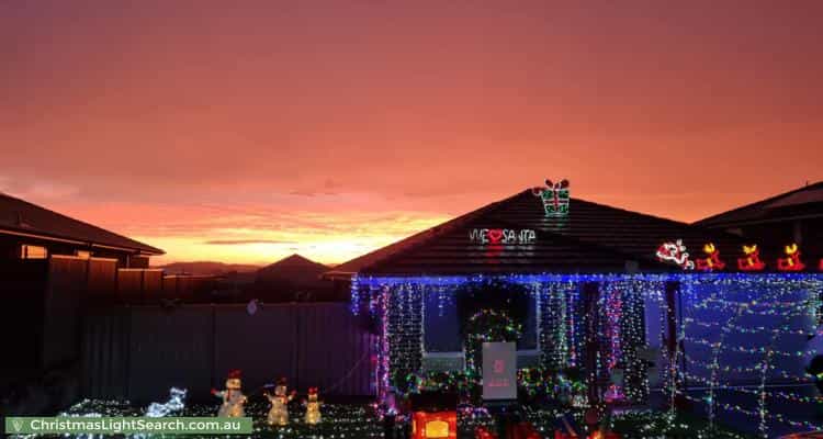 Christmas Light display at 83 Explorer Street, Gregory Hills