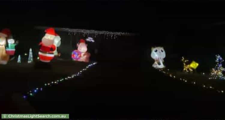 Christmas Light display at 16 Comet Street, Dudley Park