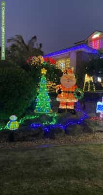 Christmas Light display at 71 Major Crescent, Lysterfield