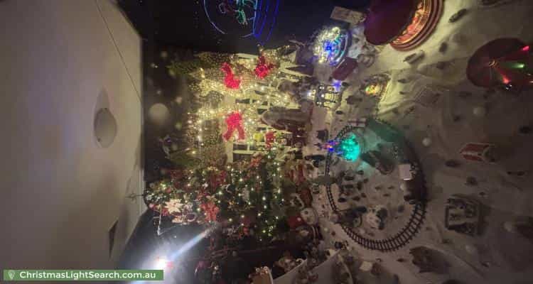 Christmas Light display at 4 Willmott Place, Glenmore Park