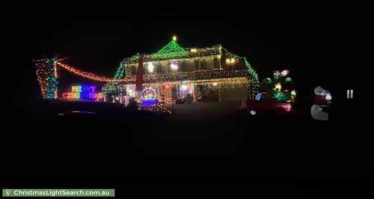 Christmas Light display at 4 Willmott Place, Glenmore Park