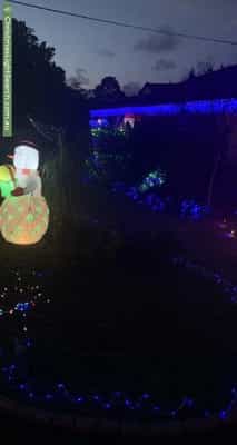 Christmas Light display at 28 Greenup Street, Capalaba