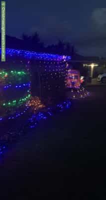 Christmas Light display at 28 Greenup Street, Capalaba