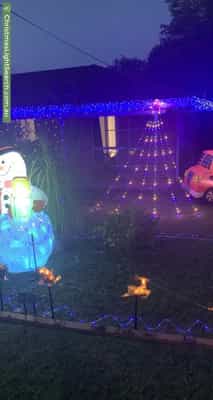 Christmas Light display at 28 Greenup Street, Capalaba